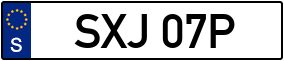 Truck License Plate